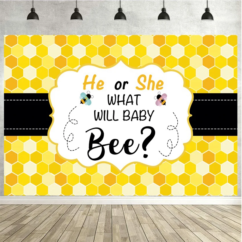My Little Bee Gender Reveal Theme Background Cake Smash Table Decor Newborn Baby Shower Girl Or Boy He Or She Backdrop Vinyl
My Little Bee Gender Reveal Theme Background Cake Smash Table Decor Newborn Baby Shower Girl Or Boy He Or She Backdrop Vinyl