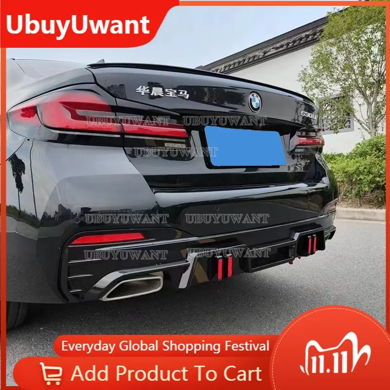 ABS Carbon Look Rear Bumper Diffuser Lip For BMW 5 Series G30 G38 Sedan 2020-2023 Rear Bumper Guard M Style Gloss Black
ABS Carbon Look Rear Bumper Diffuser Lip For BMW 5 Series G30 G38 Sedan 2020-2023 Rear Bumper Guard M Style Gloss Black