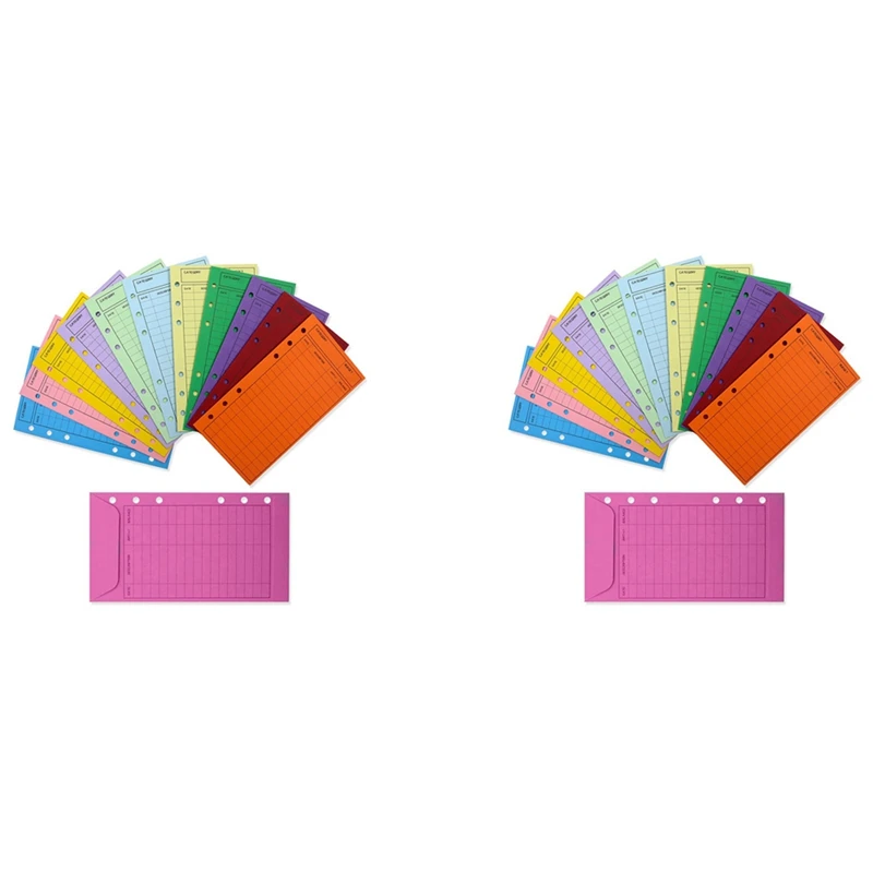 24 Color Budget Envelopes With Punch Hole Thicker Cash Envelope System Savings Money Organizer Envelopes
24 Color Budget Envelopes With Punch Hole Thicker Cash Envelope System Savings Money Organizer Envelopes