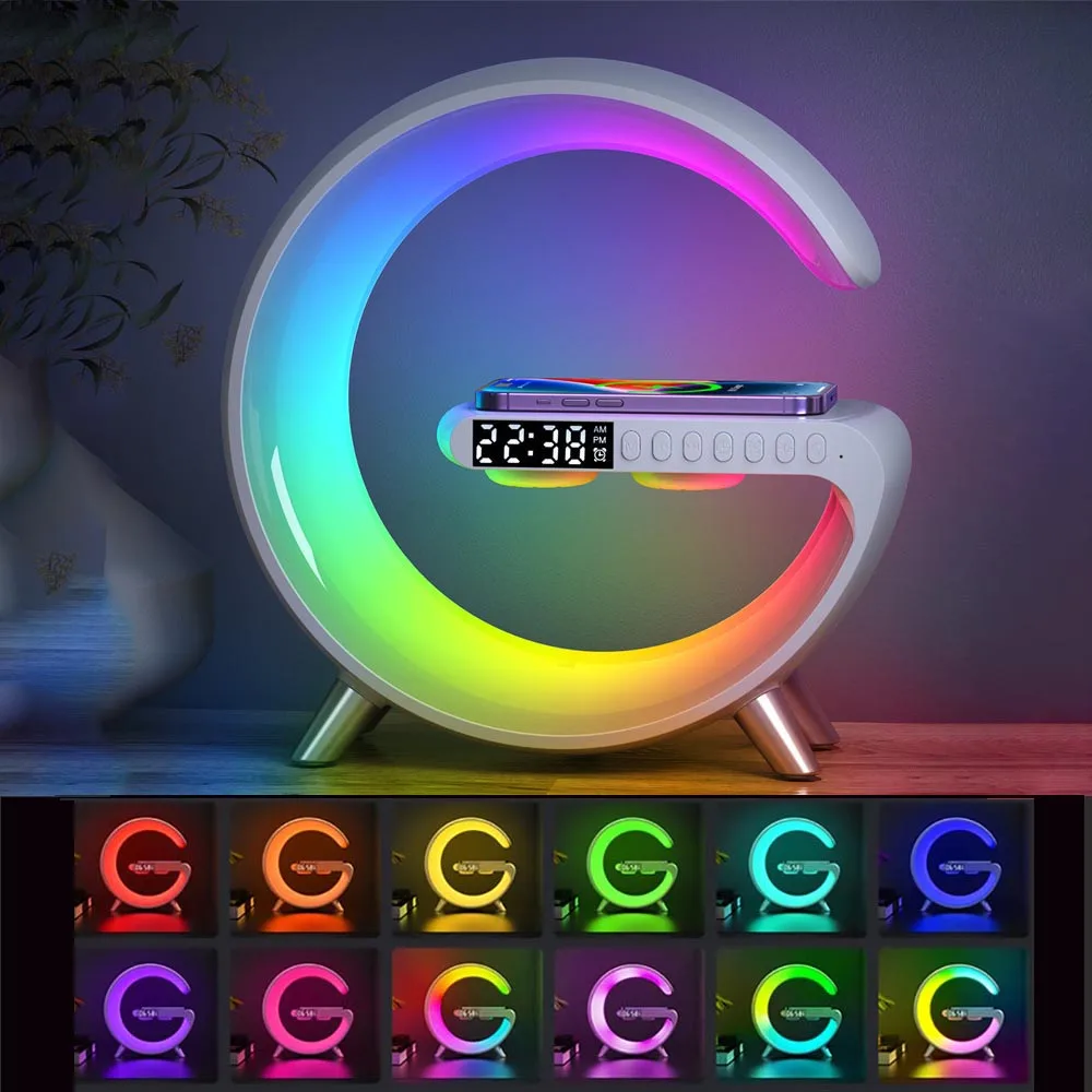 Беспроводное зарядное устройство с RGB-подсветкой для iPhone14, 13, 12, 11, Samsung
Беспроводное зарядное устройство с RGB-подсветкой для iPhone14, 13, 12, 11, Samsung
