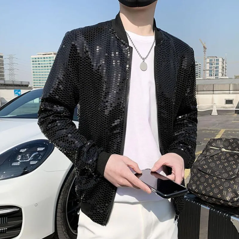 Men Print Party Jacket Club Clothes Masculina Slim Fit Bomber Print Coats 2022 Spring Summer Men Jacquard Casual Jackets
Men Print Party Jacket Club Clothes Masculina Slim Fit Bomber Print Coats 2022 Spring Summer Men Jacquard Casual Jackets