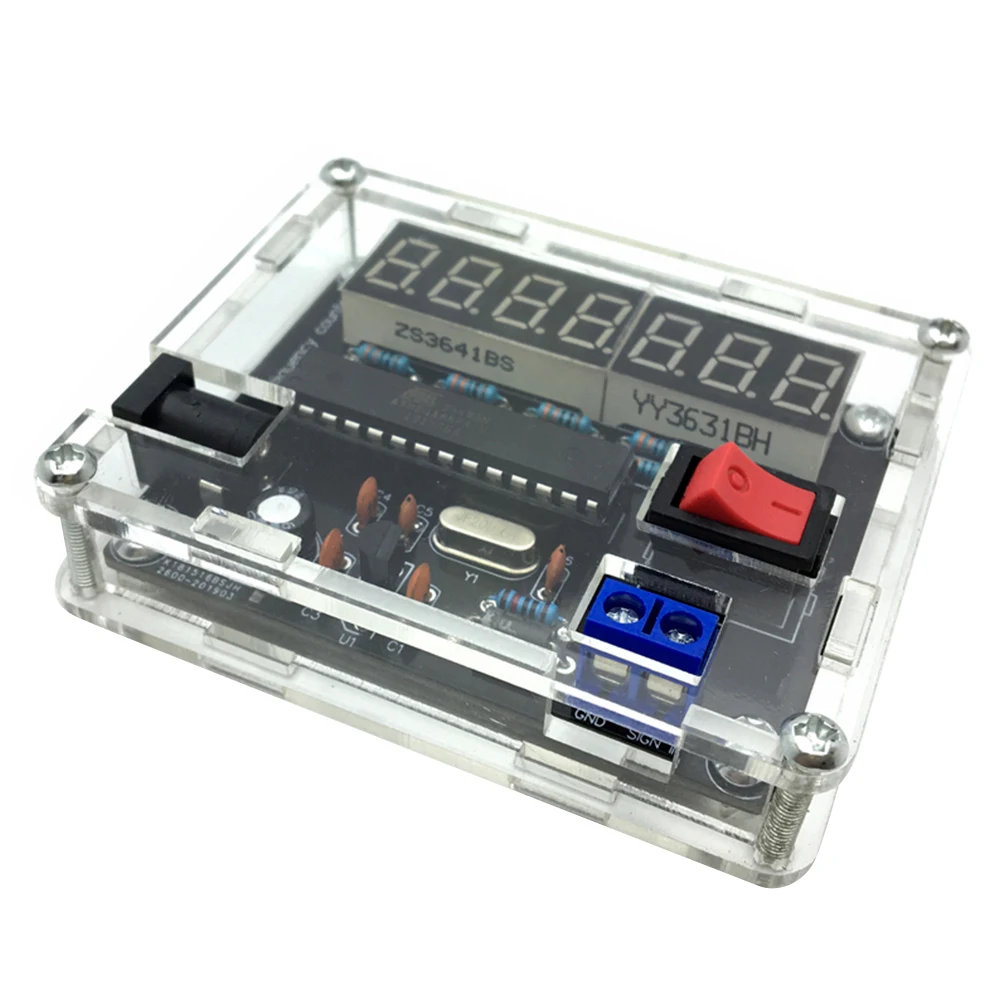 10MHz frequency counter frequency counter AVR frequency, with shell counter Frequency counter frequency measurement 0.45HZ-10MHZ
10MHz frequency counter frequency counter AVR frequency, with shell counter Frequency counter frequency measurement 0.45HZ-10MHZ