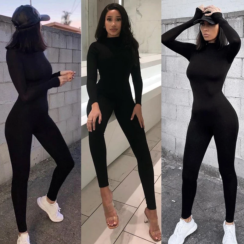 Long Sleeve Bodycon Solid Sport Fitness Jumpsuits Romper Overalls For Women Body suitNEW Spring Women Sexy Jumpsuit Streetwear
Long Sleeve Bodycon Solid Sport Fitness Jumpsuits Romper Overalls For Women Body suitNEW Spring Women Sexy Jumpsuit Streetwear