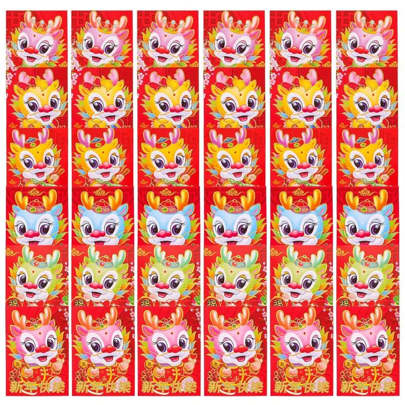 30Pcs Lovely Portable Adorable Compact Red Envelopes Chinese Cartoon Red Packets Money Pouch For Festival Storage Decor New Year
30Pcs Lovely Portable Adorable Compact Red Envelopes Chinese Cartoon Red Packets Money Pouch For Festival Storage Decor New Year