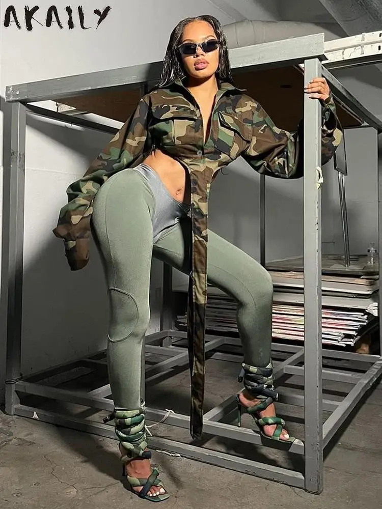 Akaily Sexy Long Sleeve Camouflage Clothing Party Club Outfits For Women 2023 Autumn Turn-down Collar T Shirt Fashion Blouse
Akaily Sexy Long Sleeve Camouflage Clothing Party Club Outfits For Women 2023 Autumn Turn-down Collar T Shirt Fashion Blouse