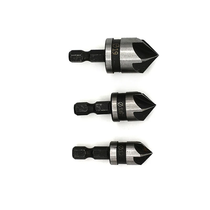 3PCS Set 12/16/19mm Countersink Boring Drill Bit Set for Wood Metal Quick Change Drill Bit Tool Chamfer Drill tool
3PCS Set 12/16/19mm Countersink Boring Drill Bit Set for Wood Metal Quick Change Drill Bit Tool Chamfer Drill tool