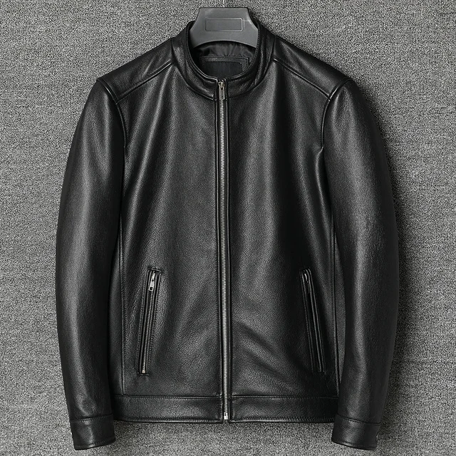 100% luxury genuine real 2023 New Simplicity Natural Calf Skin Men's Cowhide Genuine Leather Coat Spring Slim Short Jacket s Clo
100% luxury genuine real 2023 New Simplicity Natural Calf Skin Men's Cowhide Genuine Leather Coat Spring Slim Short Jacket s Clo