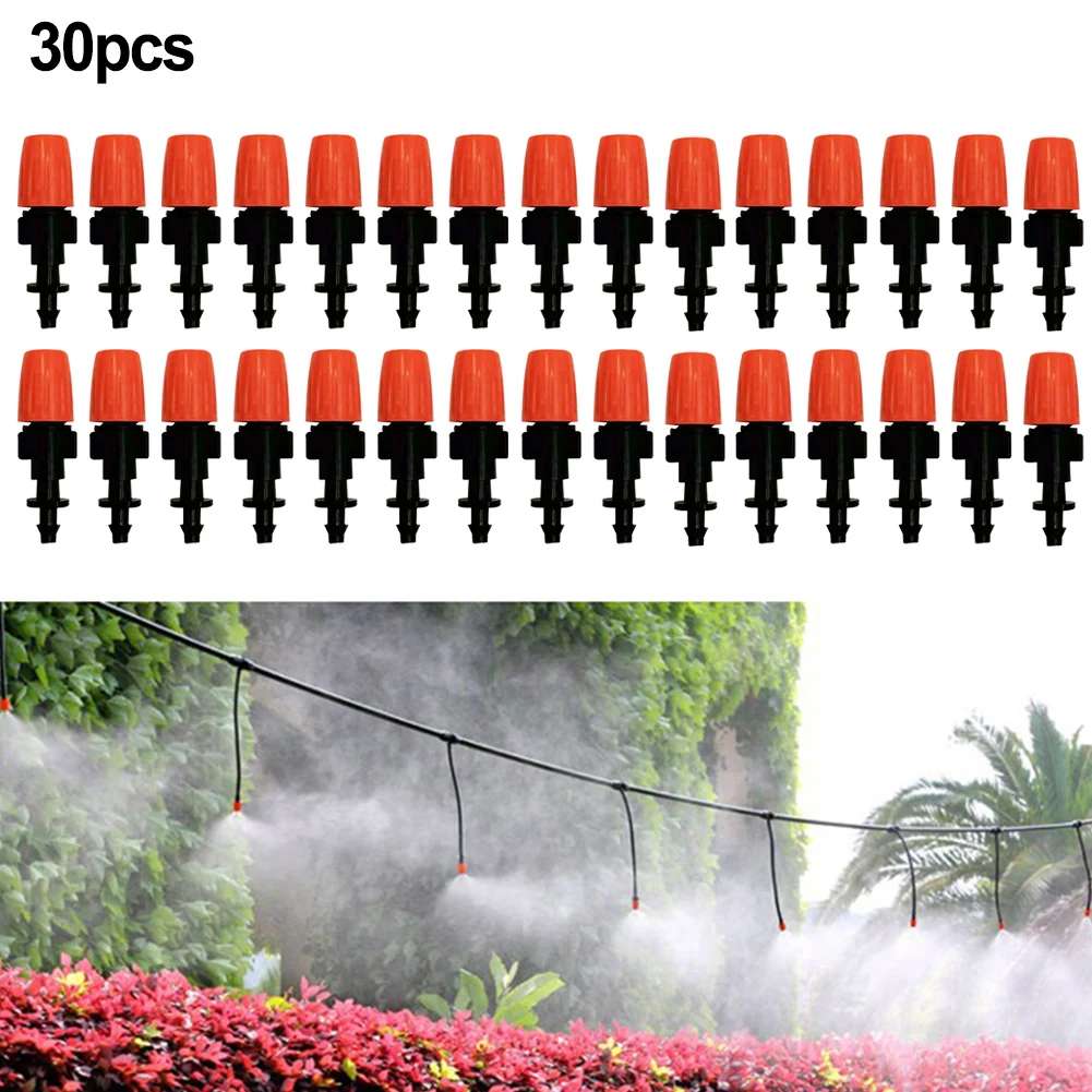 Garden Irrigation System Misting Sprinkler 30pcs 7.5-8.6L/H Irrigation Sprayer Micro Barbed Nozzle Misting Sprinklers
Garden Irrigation System Misting Sprinkler 30pcs 7.5-8.6L/H Irrigation Sprayer Micro Barbed Nozzle Misting Sprinklers