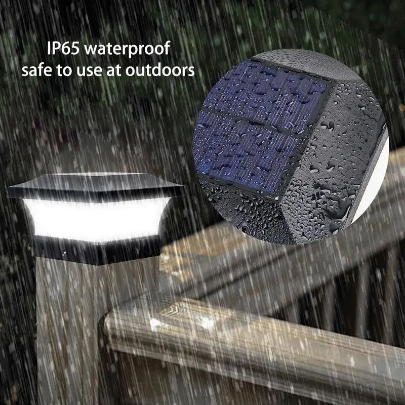 

Outdoor LED Post Lights Outdoor Water-Resistance LED Headlights Modern Fence Deck Light Lantern Column Lamp For Flat Surface