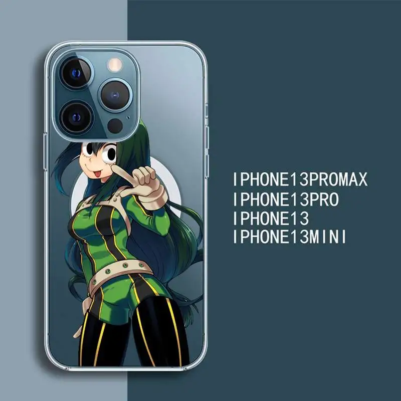 Asui Tsuyu Boku no My Hero Academia Phone Case Transparent Magsafe Magnetic Magnet For iPhone 13 12 11 Pro Max Mini
Asui Tsuyu Boku no My Hero Academia Phone Case Transparent Magsafe Magnetic Magnet For iPhone 13 12 11 Pro Max Mini