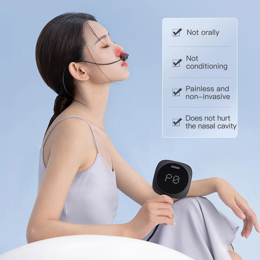 

Portable Rhinitis Laser Treatment Instrument 650Nm Semiconductor Respiratory Disease Assistance Therapy Device New