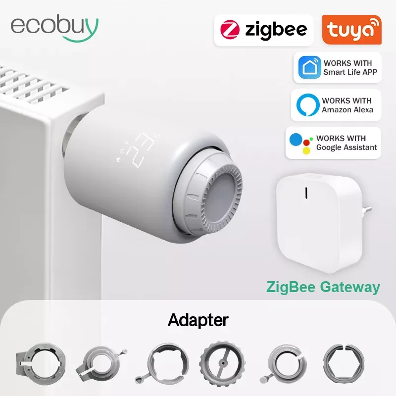 Zigbee3.0 Wifi zawór termostatyczny inteligentny termostat Trv regulator temperatury siłownika Fit asystent Google Alexa
Zigbee3.0 Wifi zawór termostatyczny inteligentny termostat Trv regulator temperatury siłownika Fit asystent Google Alexa
