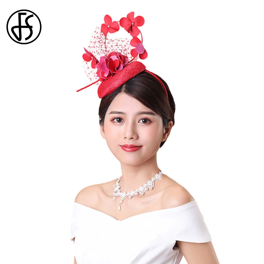 FS Womens Fascinators Red Derby Hat Flower For Lady Linen Church Headband Fedoras British Versatile Wedding Party Dress Hat
FS Womens Fascinators Red Derby Hat Flower For Lady Linen Church Headband Fedoras British Versatile Wedding Party Dress Hat
