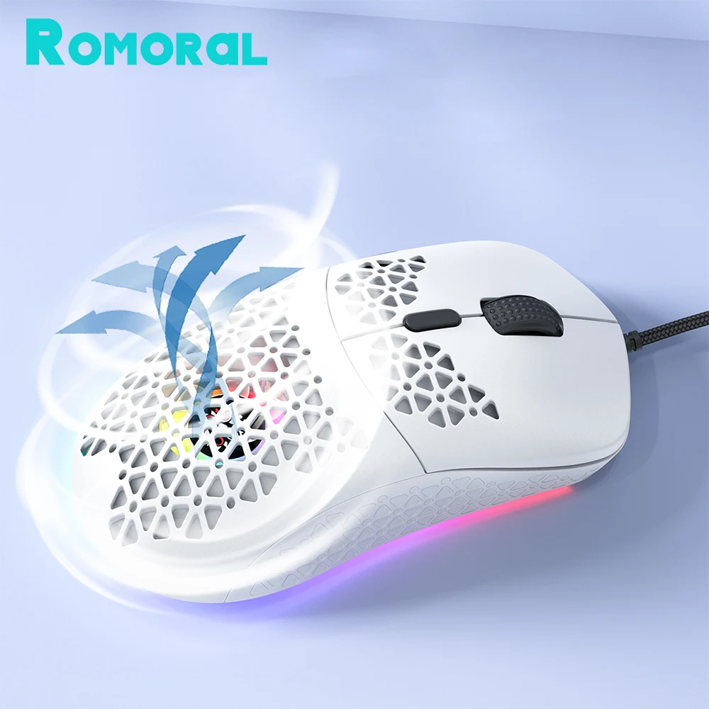 Gaming USB Wired Mouse 7200 DPI RGB Game Mice backlight Ultralight Honeycomb Mouse Gamer Ergonomic Laptop PC Computer
Gaming USB Wired Mouse 7200 DPI RGB Game Mice backlight Ultralight Honeycomb Mouse Gamer Ergonomic Laptop PC Computer