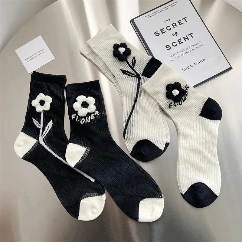 2022 Women Socks New Fashion Casual Summer Thin Hollow Cute Socks Korean Style Flower Sweet Cotton Long Mesh Socks Breathable
2022 Women Socks New Fashion Casual Summer Thin Hollow Cute Socks Korean Style Flower Sweet Cotton Long Mesh Socks Breathable