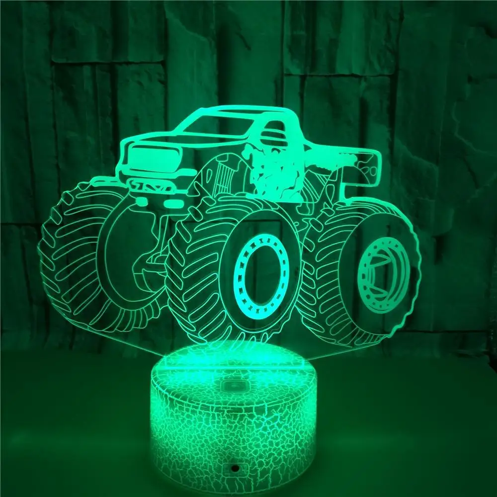 Car 3D Lamp for Kids 16 Colors Changing Illusion Creative Night Light for Child Bedroom Decor Cool Birthday Gifts for Boy Men
Car 3D Lamp for Kids 16 Colors Changing Illusion Creative Night Light for Child Bedroom Decor Cool Birthday Gifts for Boy Men