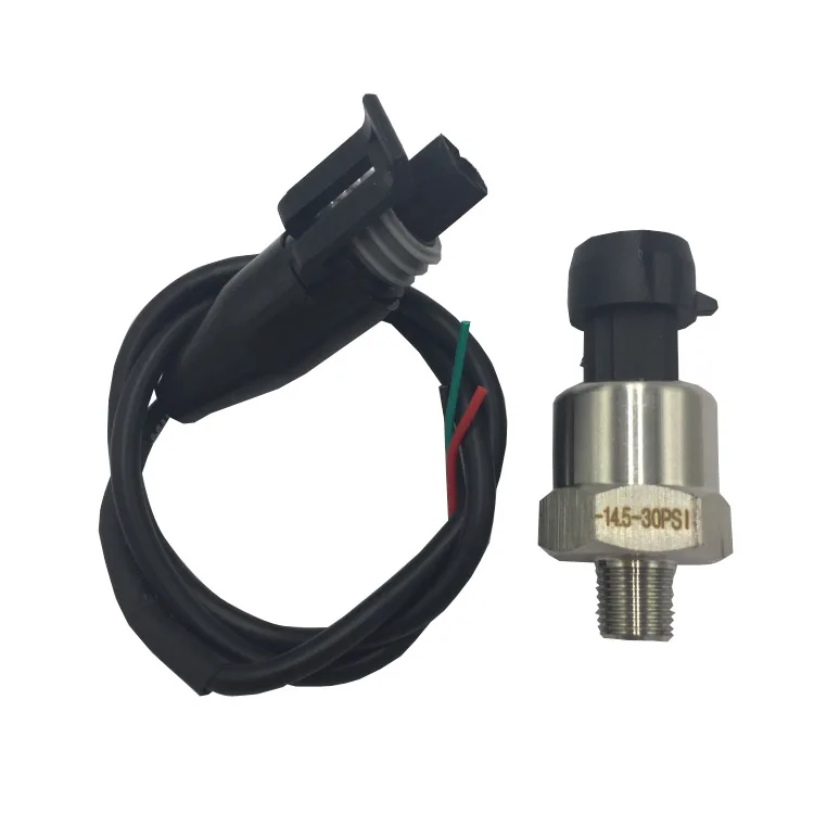 Durable Pressure Sensor Transmitter 1/8NPT 53mm X 14mm DC 5V Stainless Steel & Rubber With Cable Home Industry
Durable Pressure Sensor Transmitter 1/8NPT 53mm X 14mm DC 5V Stainless Steel & Rubber With Cable Home Industry