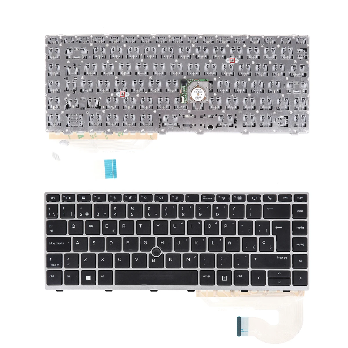 Laptop Keyboard for HP EliteBook 840 G5 846 G5 840 G6 SILVER FRAME BLACK (with Point,without Foil )
Laptop Keyboard for HP EliteBook 840 G5 846 G5 840 G6 SILVER FRAME BLACK (with Point,without Foil )