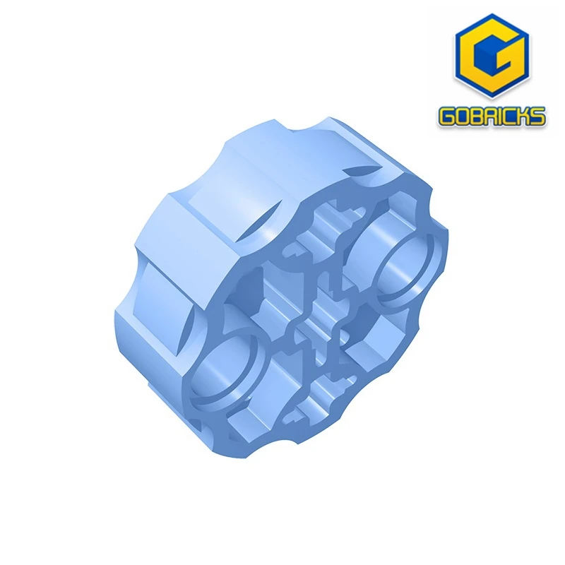 Gobricks GDS-1074 Technical, Axle Connector Block Round with 2 Pin Holes and 3 Ax compatible with lego 98585 31511 31520
Gobricks GDS-1074 Technical, Axle Connector Block Round with 2 Pin Holes and 3 Ax compatible with lego 98585 31511 31520