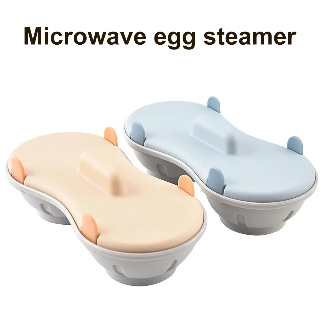 Creative Microwave Egg Poacher Food Grade Cookware Double Cup Egg Boiler Steamed Egg Set Microwave Ovens Kitchen Cooking Tools
Creative Microwave Egg Poacher Food Grade Cookware Double Cup Egg Boiler Steamed Egg Set Microwave Ovens Kitchen Cooking Tools
