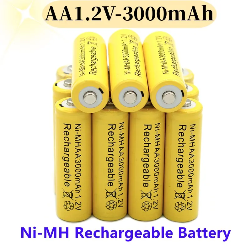 100% Original 1.2V 3000mAh NI MH AA Pre-Charged Rechargeable Batteries NI-MH Rechargeable AA Battery for Toys Camera Microphone
100% Original 1.2V 3000mAh NI MH AA Pre-Charged Rechargeable Batteries NI-MH Rechargeable AA Battery for Toys Camera Microphone