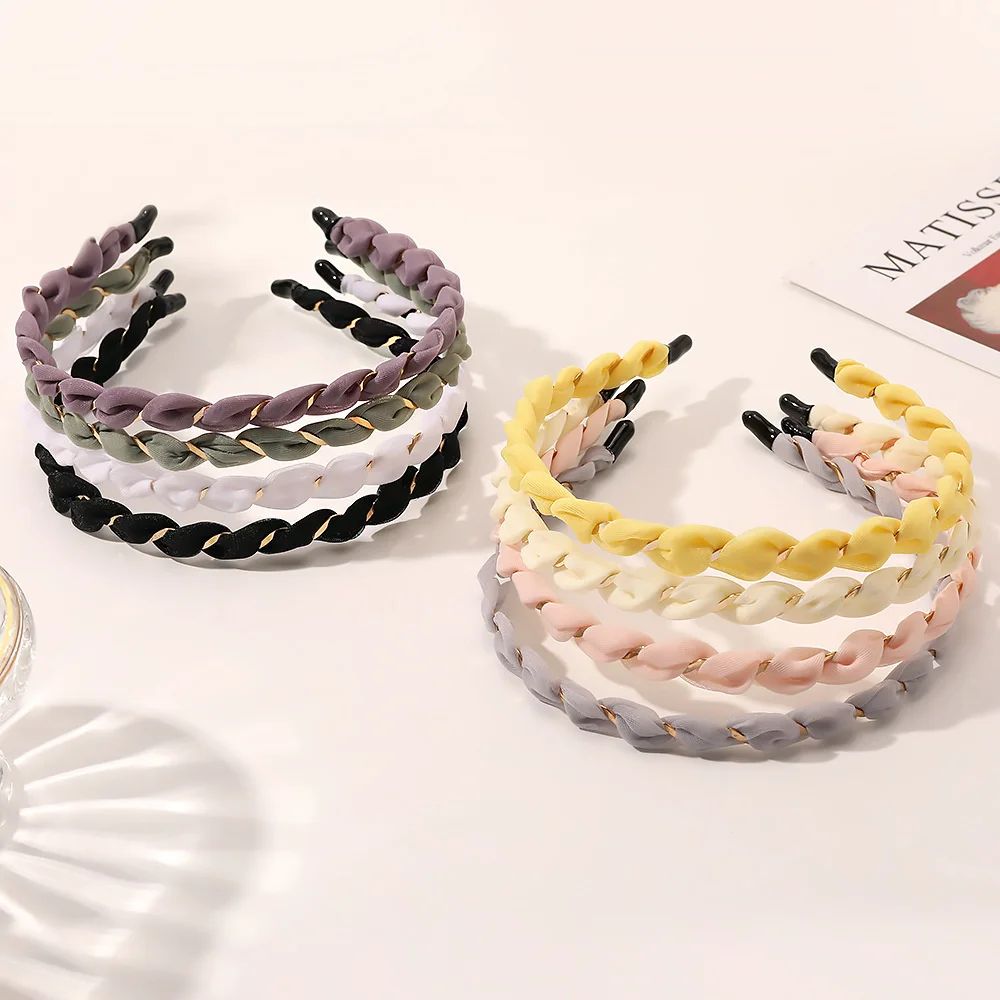 New Fashionwomen Cross Weaving Hair Hoop Bands Bright Silk Metal Headband Girls Hair Accessories Turban Hair Hoop Women Plastic
New Fashionwomen Cross Weaving Hair Hoop Bands Bright Silk Metal Headband Girls Hair Accessories Turban Hair Hoop Women Plastic