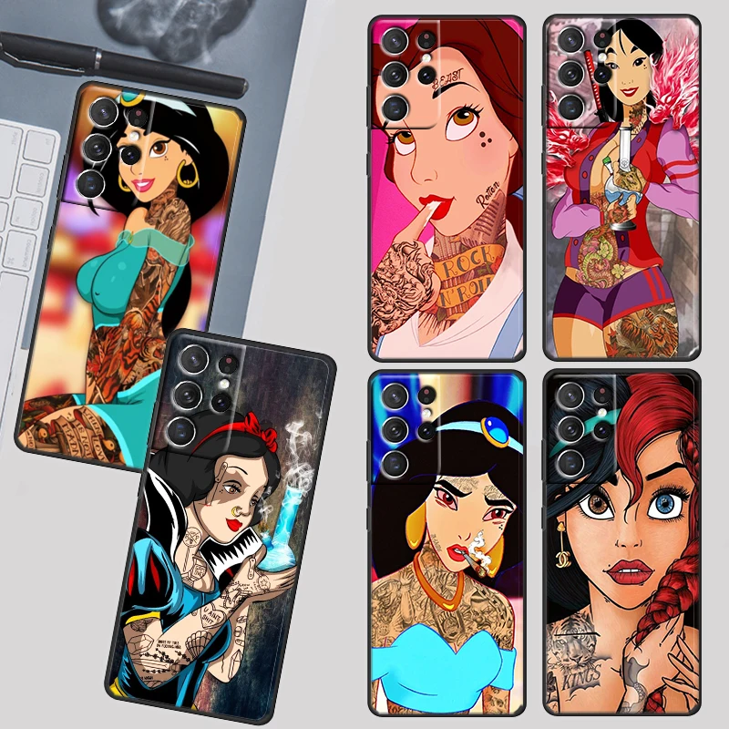 Anime Cartoon Princess Cool Case For Samsung Galaxy S22 S21 S20 Ultra Plus Pro S10 S9 S8 S7 4G 5G TPU Black Phone Cover Capa
Anime Cartoon Princess Cool Case For Samsung Galaxy S22 S21 S20 Ultra Plus Pro S10 S9 S8 S7 4G 5G TPU Black Phone Cover Capa