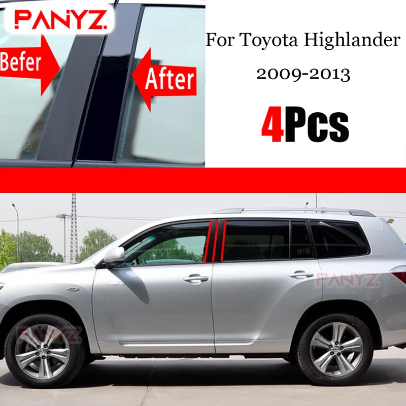 4 шт., накладки на автомобильные окна и двери, для Toyota Highlander 2009 - 2013
4 шт., накладки на автомобильные окна и двери, для Toyota Highlander 2009 - 2013