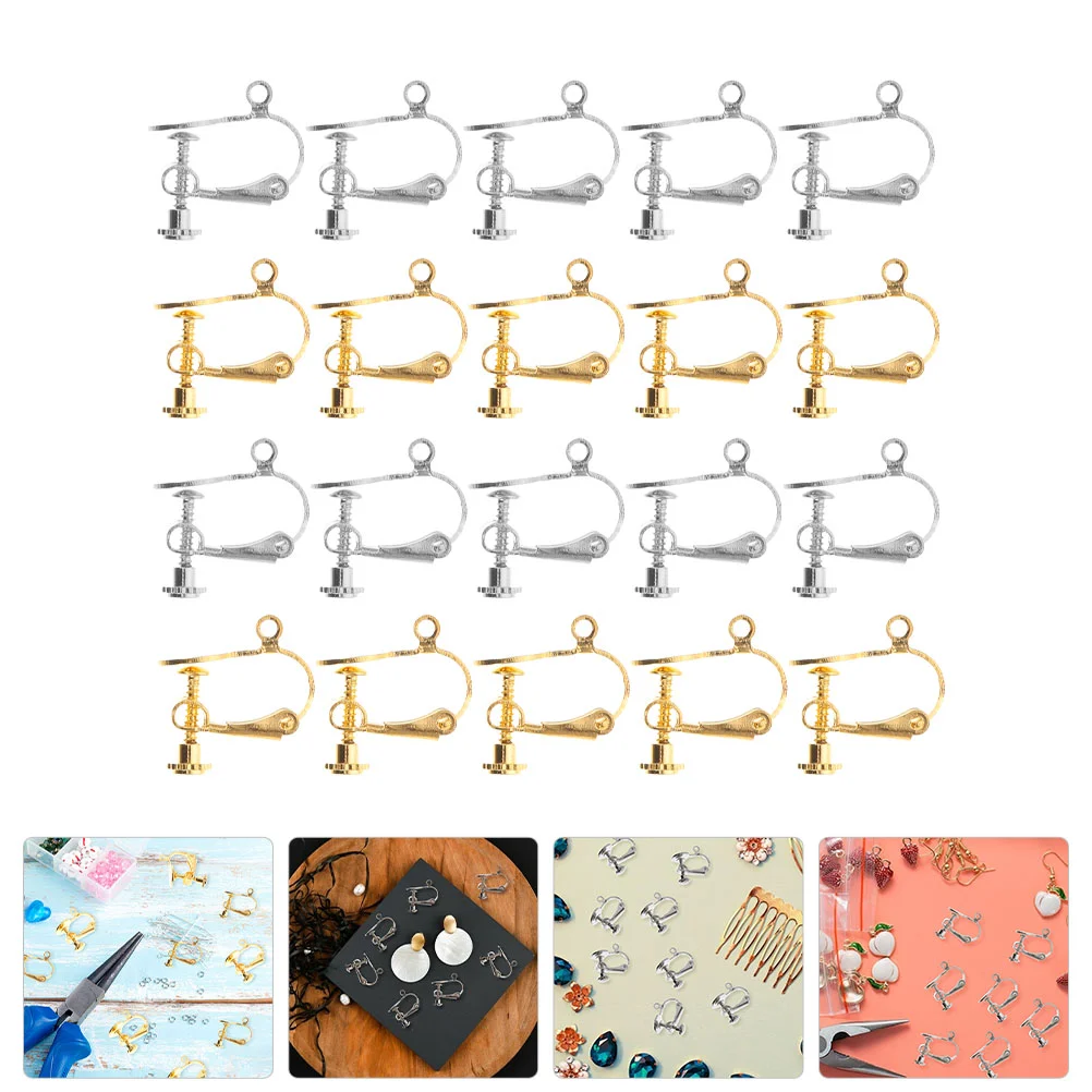 Ear Clip Earring Jewelry Making Findings Studs Parts DIY Accessories Clip-on Converters Earrings Components
Ear Clip Earring Jewelry Making Findings Studs Parts DIY Accessories Clip-on Converters Earrings Components