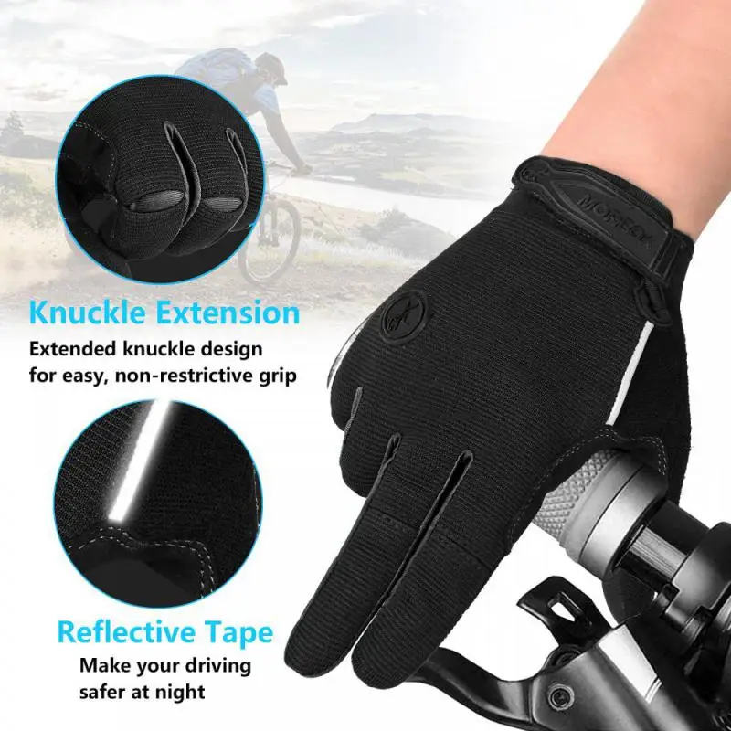 2pcs MOREOK Cycling Gloves Full Finger 5MM SBR+Liquid Gel Padded Anti-Slip Touch Screen Gloves Breathable Bicycle accessories
2pcs MOREOK Cycling Gloves Full Finger 5MM SBR+Liquid Gel Padded Anti-Slip Touch Screen Gloves Breathable Bicycle accessories