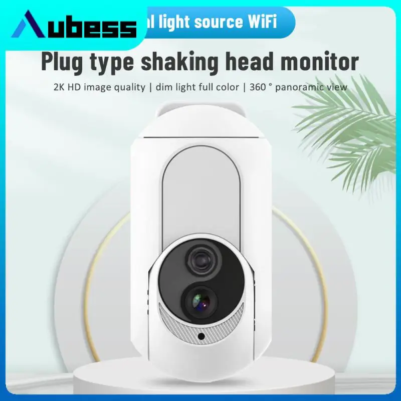 

360 Degrees Monitor Smart Life 1pc Security Protection Night Vision Tuya Cameras Wifi Survalance Camera Security 1080p Plug Type