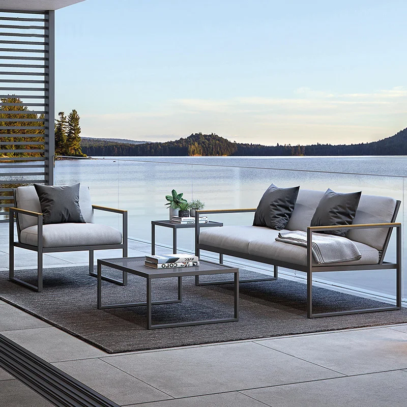 Outdoor leisure outdoor iron sofa balcony garden villa outside table and chairs courtyard reception room hotel
Outdoor leisure outdoor iron sofa balcony garden villa outside table and chairs courtyard reception room hotel