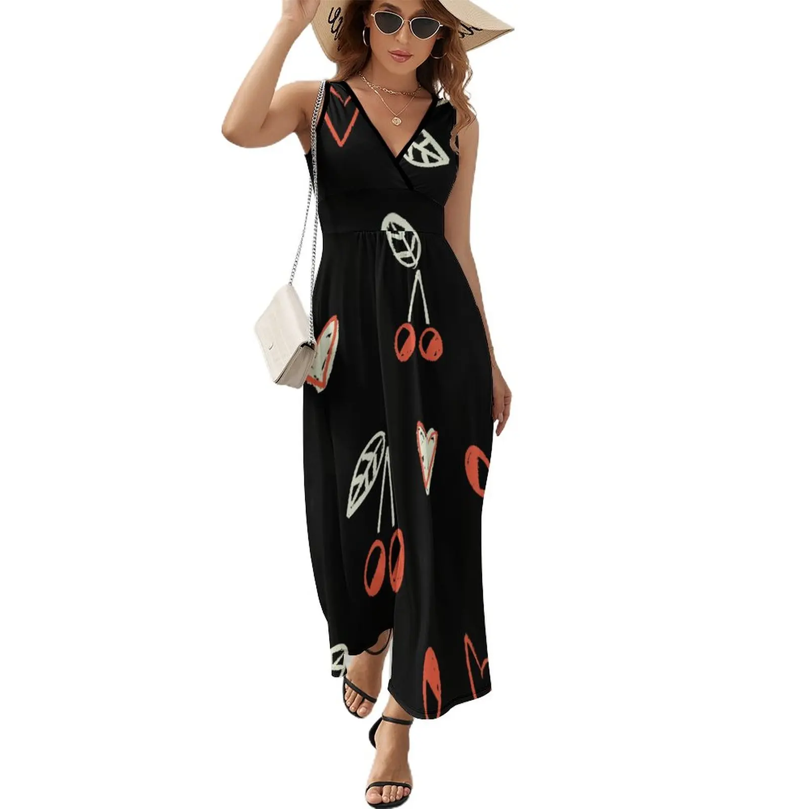 Cherry Heart Leaf Dress Fruit Pattern New Year Bodycon Wholesale Female Pretty One-Piece Dress
Cherry Heart Leaf Dress Fruit Pattern New Year Bodycon Wholesale Female Pretty One-Piece Dress