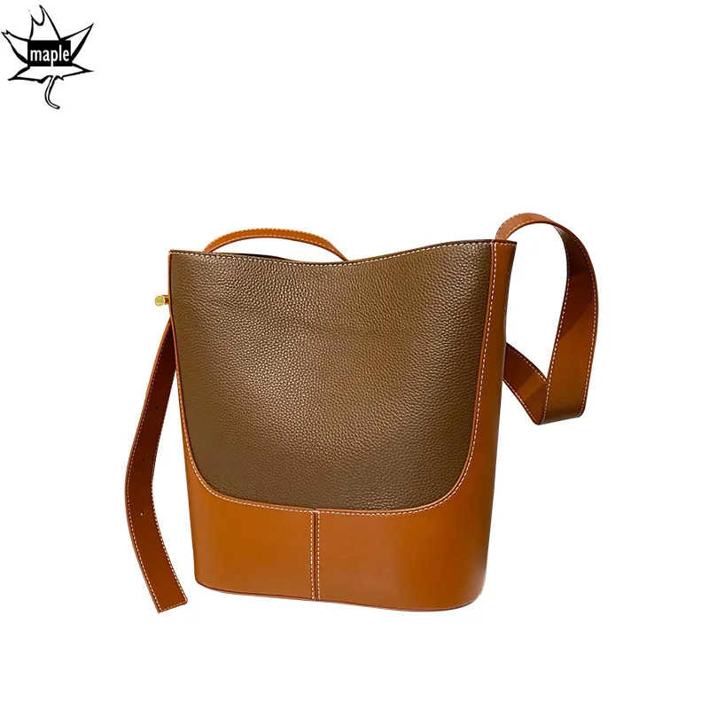 2022 Ins Retro Simple Style Bucket Bag Luxury First Layer Cow Leather Women Shoulder Bag Warm Hit Color Ladies Crossbody Bag
2022 Ins Retro Simple Style Bucket Bag Luxury First Layer Cow Leather Women Shoulder Bag Warm Hit Color Ladies Crossbody Bag