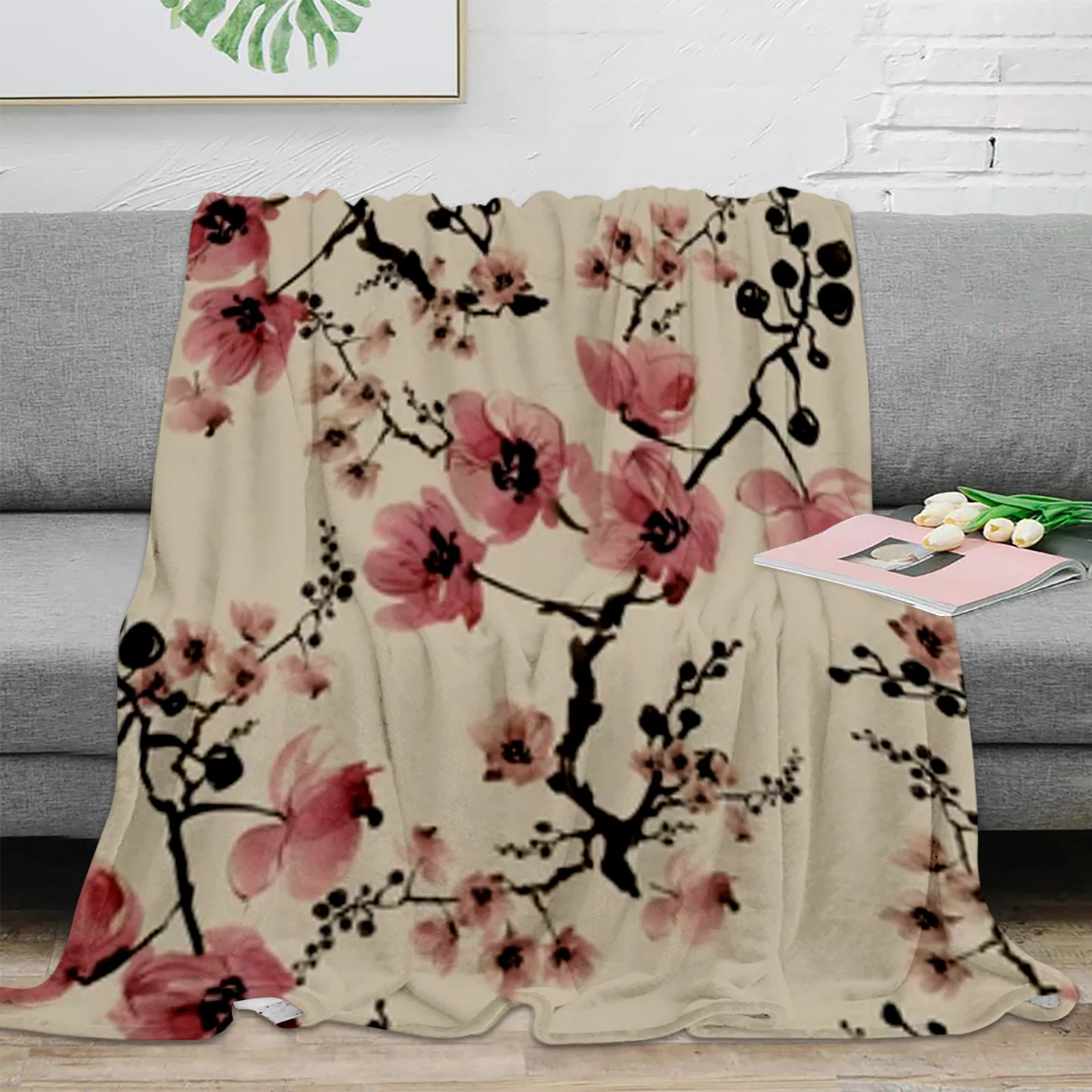 Beautiful Print Of Watercolor Flowers Throw Blanket For Sofa Bed Bedroom Bedspread Soft Flannel Throw Blanket For Kids Gifts
Beautiful Print Of Watercolor Flowers Throw Blanket For Sofa Bed Bedroom Bedspread Soft Flannel Throw Blanket For Kids Gifts