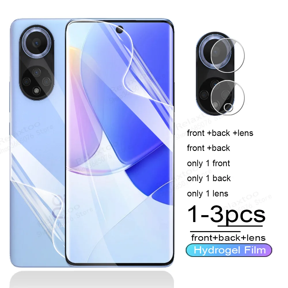Передняя Задняя Гидрогелевая пленка для Huawei Nova 9 NAM-AL00 6,57 '', защитные пленки для экрана, Защитное стекло для объектива камеры Huawey Nova9
Передняя Задняя Гидрогелевая пленка для Huawei Nova 9 NAM-AL00 6,57 '', защитные пленки для экрана, Защитное стекло для объектива камеры Huawey Nova9