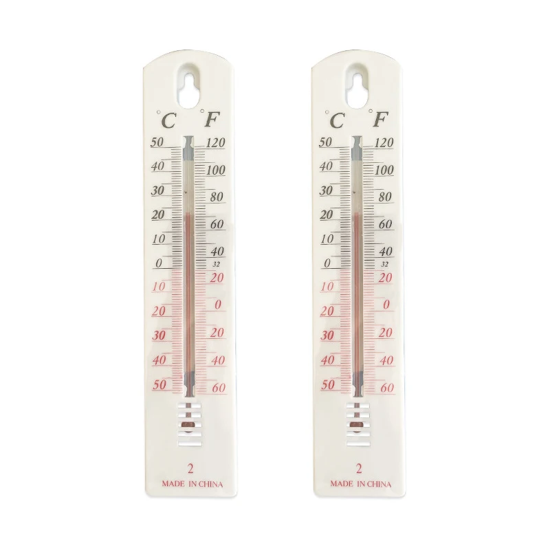 HOT Sale Wall Thermometer Hang Mounted Reliable Resistant Rust Proof Summer Temperature 195x40x6mm 2pcs Accurate
HOT Sale Wall Thermometer Hang Mounted Reliable Resistant Rust Proof Summer Temperature 195x40x6mm 2pcs Accurate