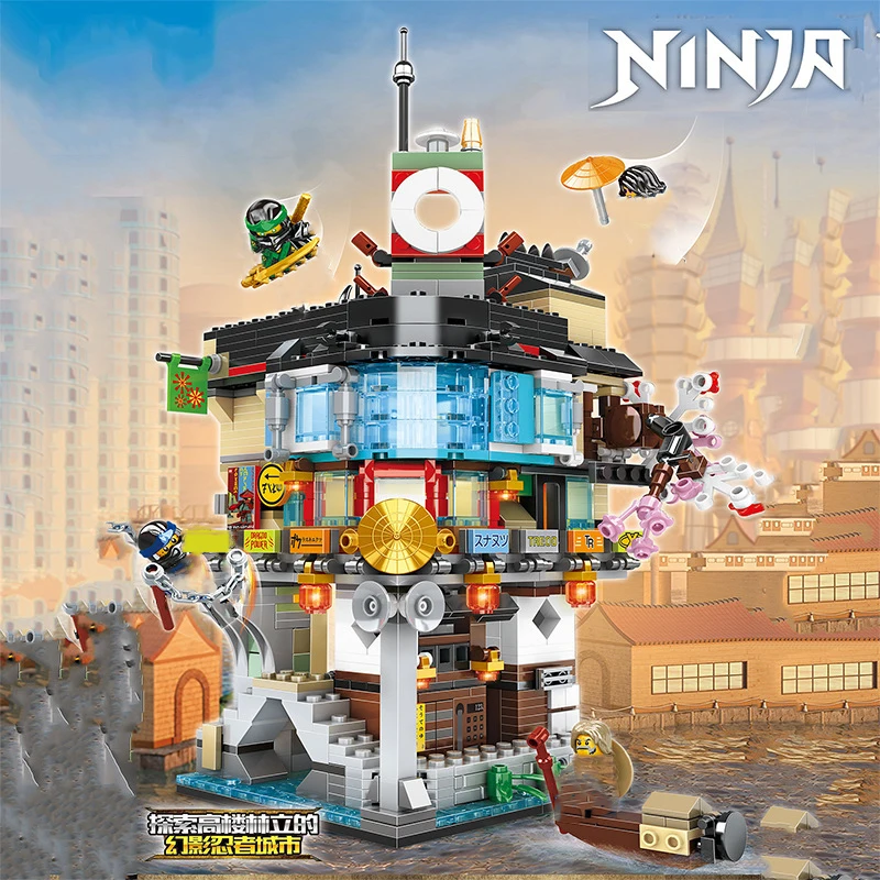 New Phantom Ninja Movie Series City Gardens 4 Figures Building Blocks Bricks Model Compatible 71741 70620 Classic Toy Kids Gift
New Phantom Ninja Movie Series City Gardens 4 Figures Building Blocks Bricks Model Compatible 71741 70620 Classic Toy Kids Gift