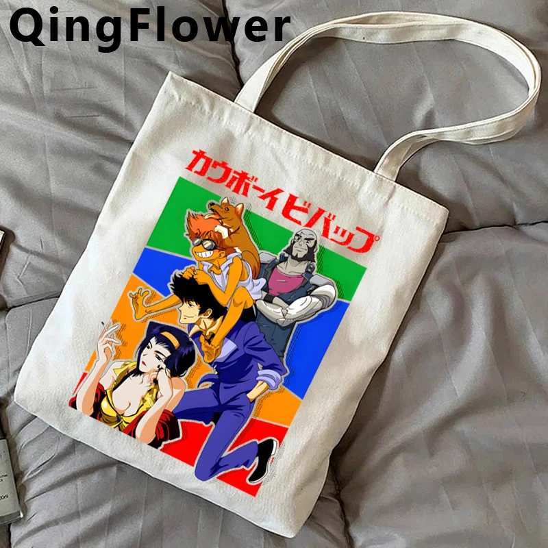 Сумка для покупок cowboy bebop, хлопковая Экологически чистая сумка для покупок, многоразовая сумка-тоут
Сумка для покупок cowboy bebop, хлопковая Экологически чистая сумка для покупок, многоразовая сумка-тоут