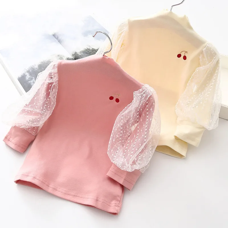 2022 Autumn Spring New 2 3 4 6 8 10 12 Years Children'S High Neck Turtleneck Lace Patchwork Sleeve Basic T-Shirt For Kids Girls
2022 Autumn Spring New 2 3 4 6 8 10 12 Years Children'S High Neck Turtleneck Lace Patchwork Sleeve Basic T-Shirt For Kids Girls