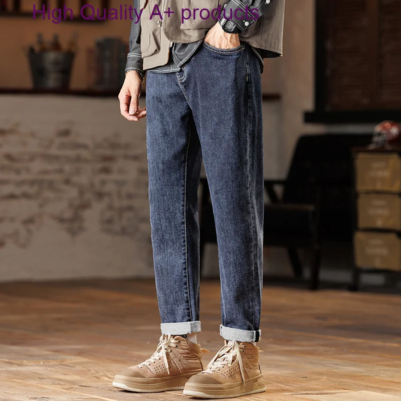 High Street Black Embroidered Trouser Men's Fashion Bran Loose Straight Hip Hop Pants for Male Smart Casual Denim Y2K
High Street Black Embroidered Trouser Men's Fashion Bran Loose Straight Hip Hop Pants for Male Smart Casual Denim Y2K