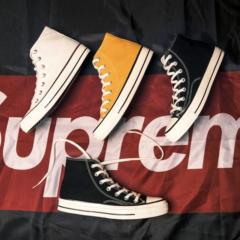 Women Canvas Shoes High Top Sneakers For Men Board Shoes Vulcanized Sneaker Classic Unisex Student Fashion Casual Sneakers
Women Canvas Shoes High Top Sneakers For Men Board Shoes Vulcanized Sneaker Classic Unisex Student Fashion Casual Sneakers