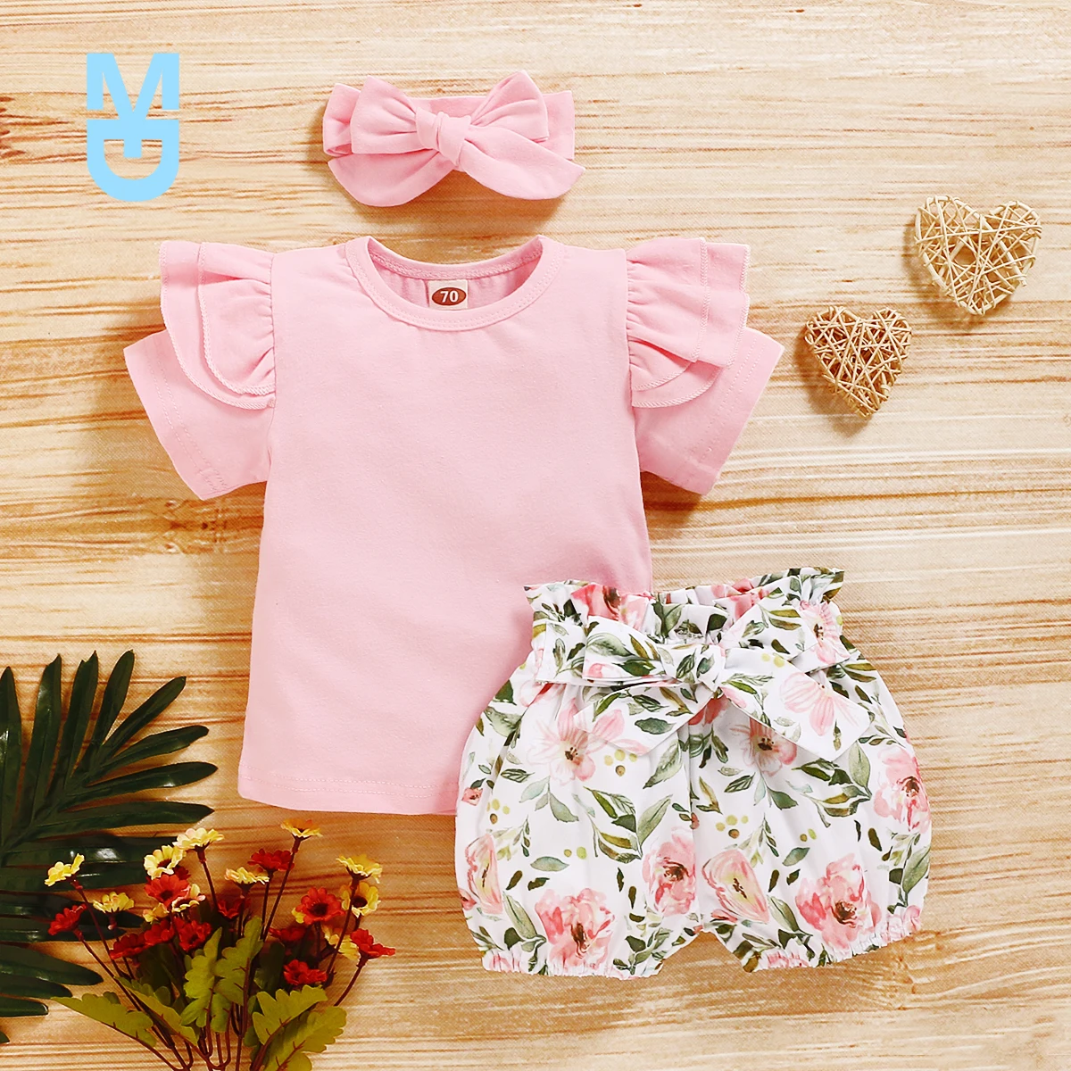 New 2022 Baby Summer Clothing Infant Baby Girl Clothes Set Short Sleeve Top T-Shirt+Floral Tutu Shorts+Headband 3Pcs Outfit
New 2022 Baby Summer Clothing Infant Baby Girl Clothes Set Short Sleeve Top T-Shirt+Floral Tutu Shorts+Headband 3Pcs Outfit