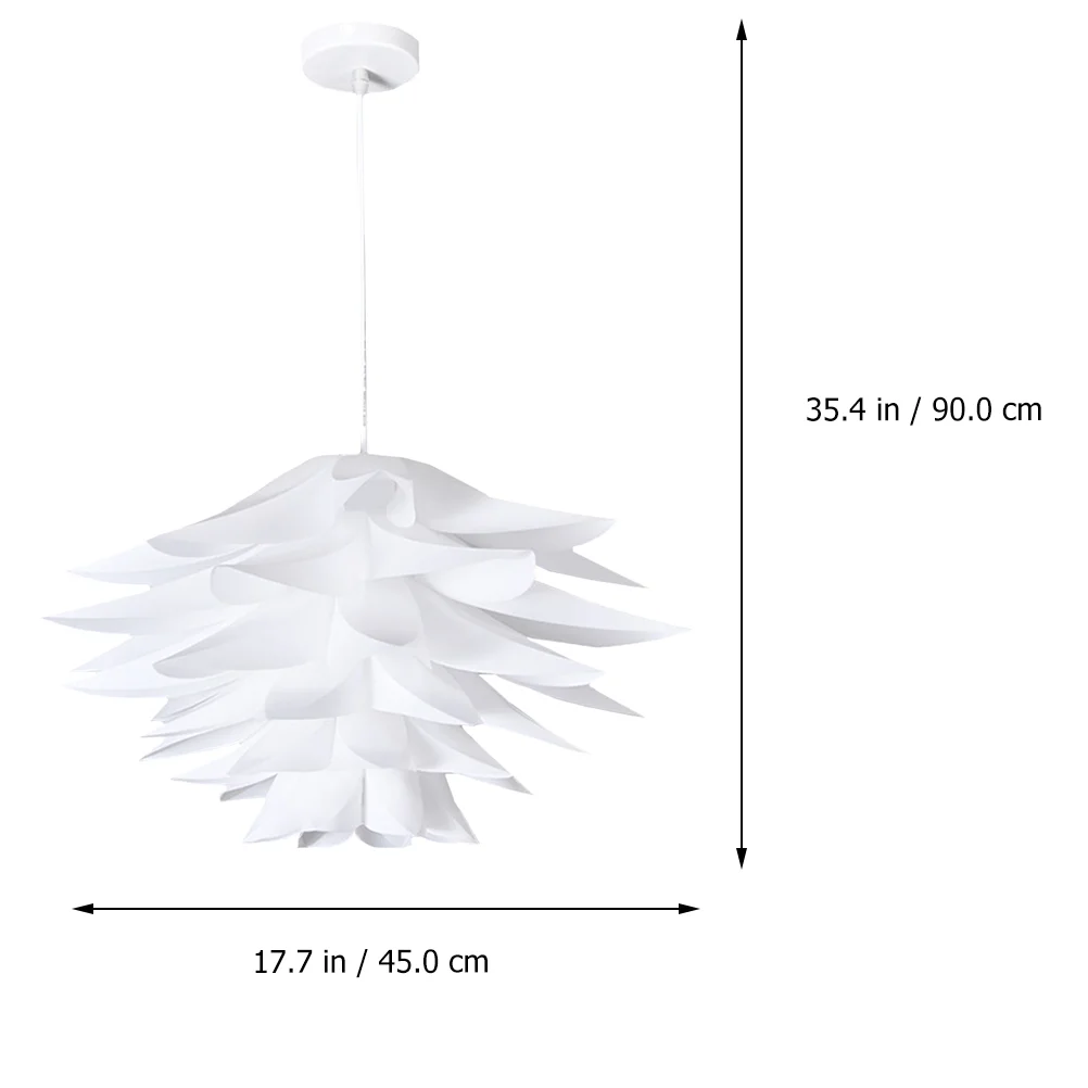 Ceiling Light Puzzle Pendant Lotus Lampshade Chandelier Hanging Flower Assembled Lights Diy Cover Lamp Shade Fixture
Ceiling Light Puzzle Pendant Lotus Lampshade Chandelier Hanging Flower Assembled Lights Diy Cover Lamp Shade Fixture
