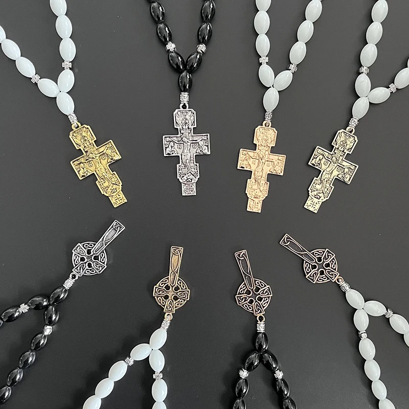 2022 New Arrival Russian Orthodox Church Cross Rosary Alloy Car Rearview Pendant Ornaments Internal Decoration DIY Accessories
2022 New Arrival Russian Orthodox Church Cross Rosary Alloy Car Rearview Pendant Ornaments Internal Decoration DIY Accessories