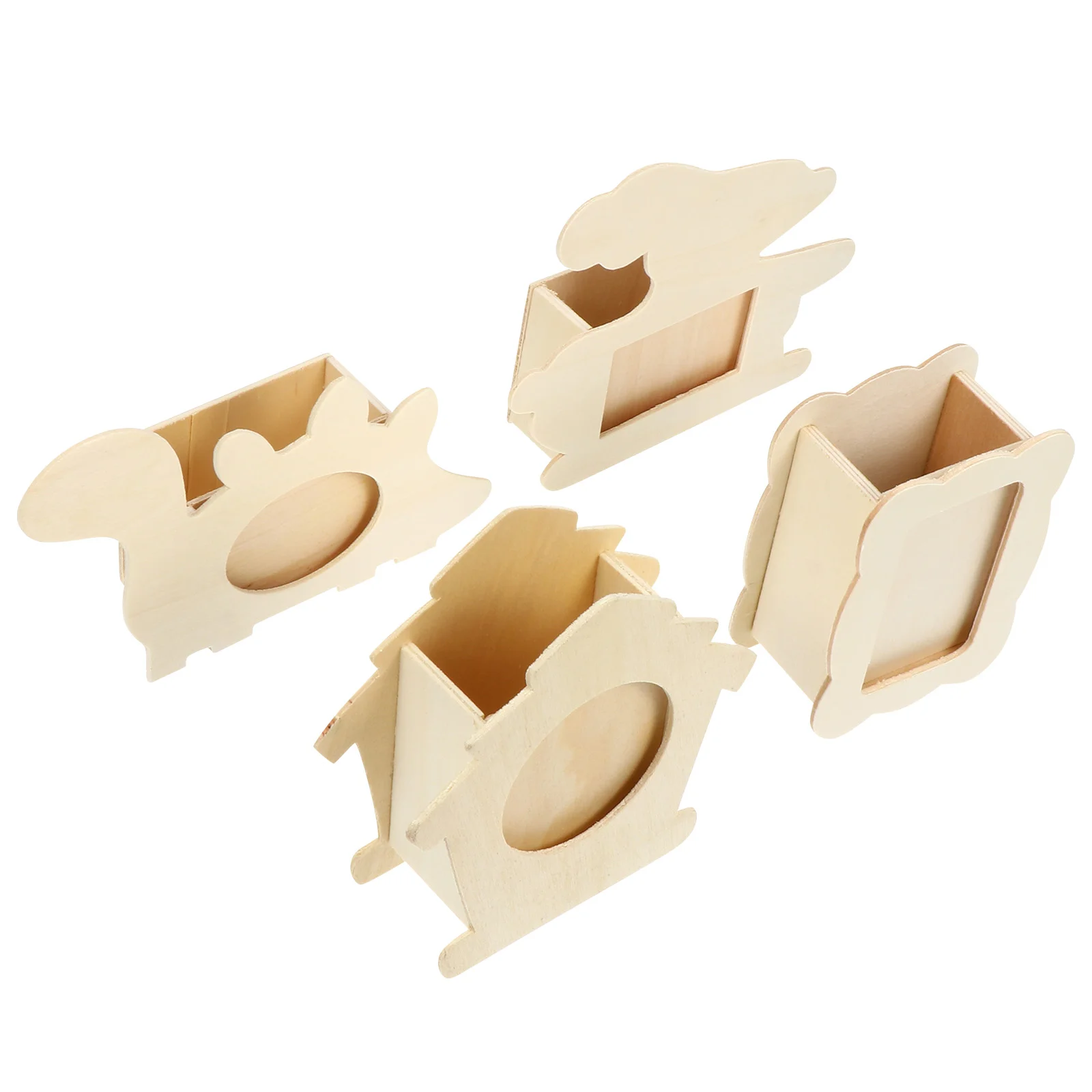 4 Pcs Photo Frame DIY Wooden Child Trim Office Picture Frames Desk Blank Pen Holder
4 Pcs Photo Frame DIY Wooden Child Trim Office Picture Frames Desk Blank Pen Holder
