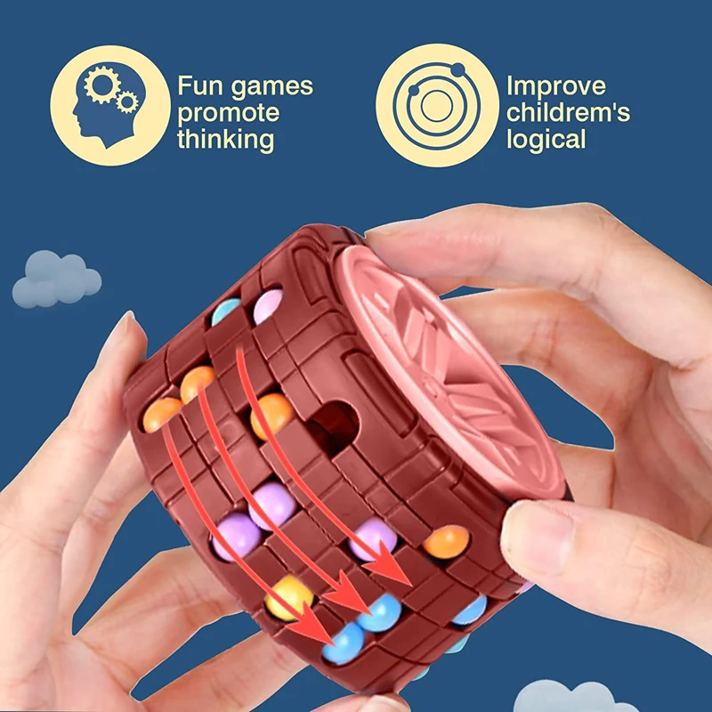 2 in 1 Rotating Magic Bean Wheel Spinners Cube Toy Handheld Puzzle Toy Stress Relief Toy for Kids Adults
2 in 1 Rotating Magic Bean Wheel Spinners Cube Toy Handheld Puzzle Toy Stress Relief Toy for Kids Adults