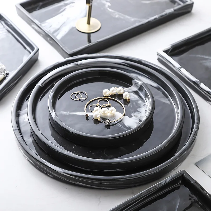 Nordic Black Marbled Ceramic Plate Western Dish Dessert Plate Jewelry Storage Tray Tableware Accessories Sushi Seafood Dish
Nordic Black Marbled Ceramic Plate Western Dish Dessert Plate Jewelry Storage Tray Tableware Accessories Sushi Seafood Dish
