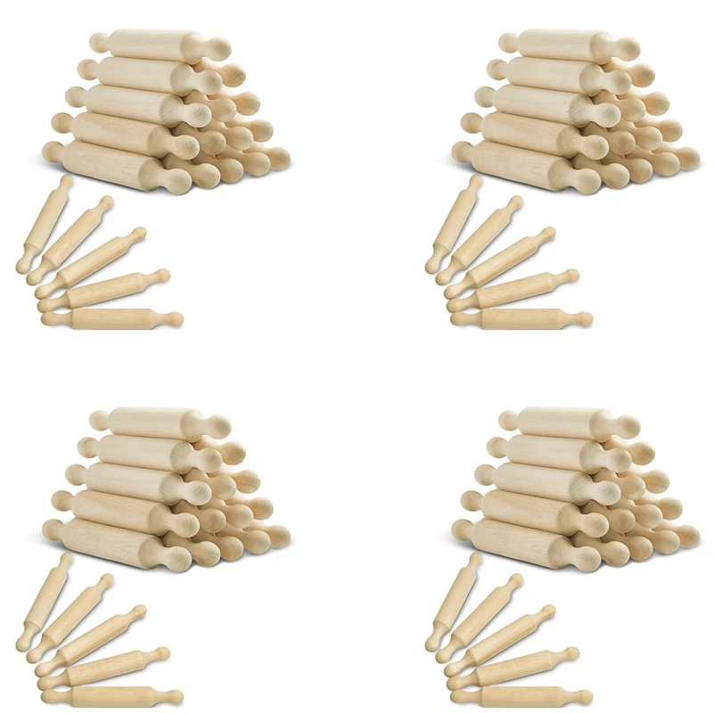 60 Pieces Wooden Mini Rolling Pin 6 Inches Long Kitchen Baking Rolling Pin Small Wood Dough Roller For Children Fondant
60 Pieces Wooden Mini Rolling Pin 6 Inches Long Kitchen Baking Rolling Pin Small Wood Dough Roller For Children Fondant