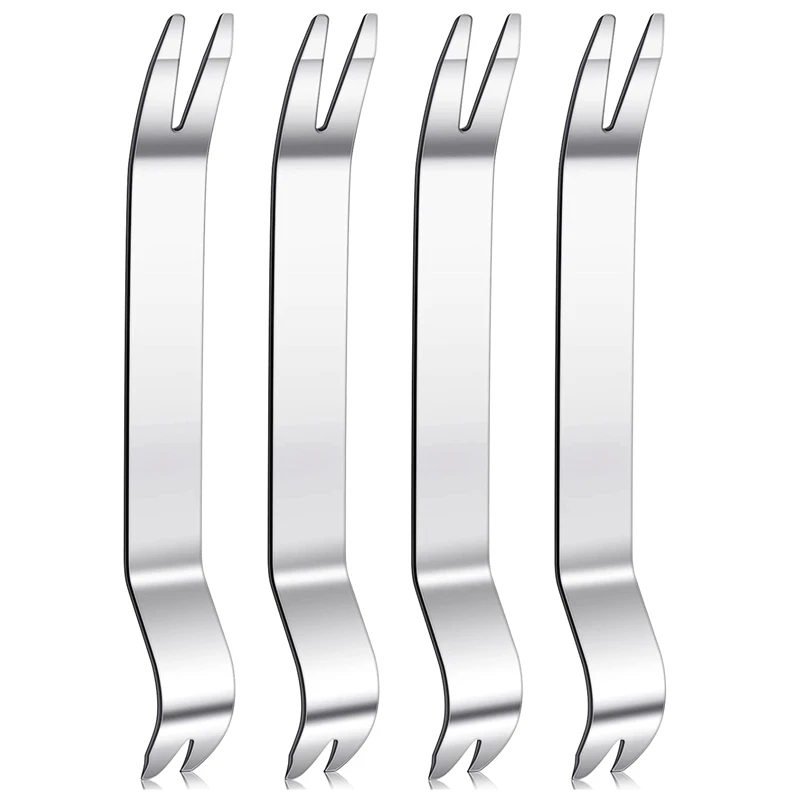 4Pcs Stainless Steel Skid Plate Snap Nail Lifter, Paver Extractor Tool Removal Raised Brick Settling Tool (185X22mm)
4Pcs Stainless Steel Skid Plate Snap Nail Lifter, Paver Extractor Tool Removal Raised Brick Settling Tool (185X22mm)
